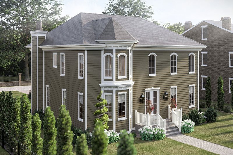 Dream House Plan - Exterior - Front Elevation 3 for Victorian House Plan #455-776 - 4 bed, 2.5 bath