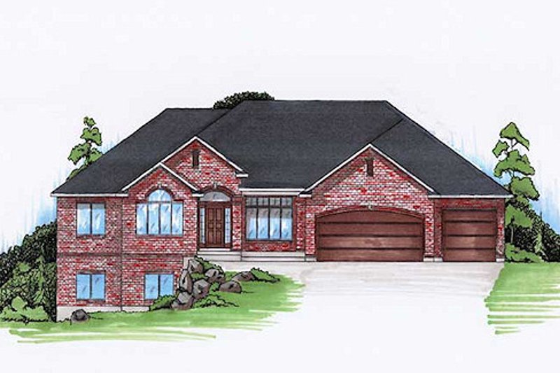 Dream House Plan - European Exterior - Front Elevation Plan #5-265