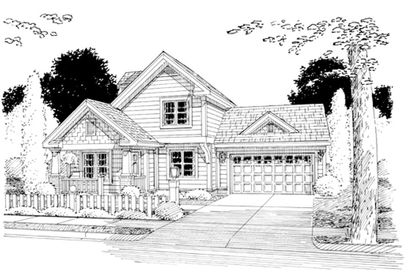 Dream House Plan - Exterior - Other Elevation for Craftsman House Plan #513-2054 - 3 bed, 2.5 bath