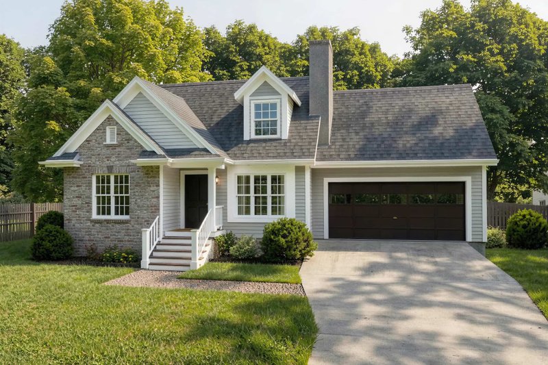 Home Plan - Farmhouse Exterior - Front Elevation Plan #79-158