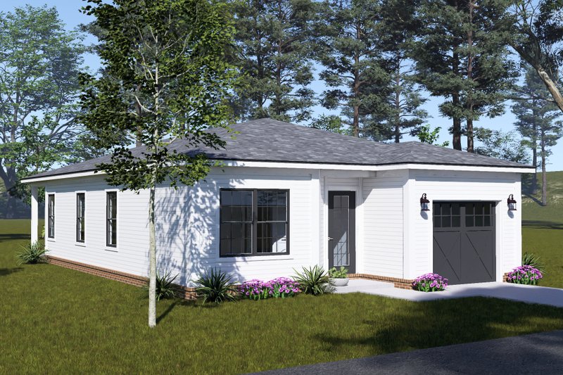 Architectural House Design - Exterior - Other Elevation for Modern House Plan #513-2460 - 3 bed, 2 bath