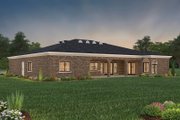 Adobe / Southwestern Style House Plan - 4 Beds 3 Baths 2735 Sq/Ft Plan #1-1136 