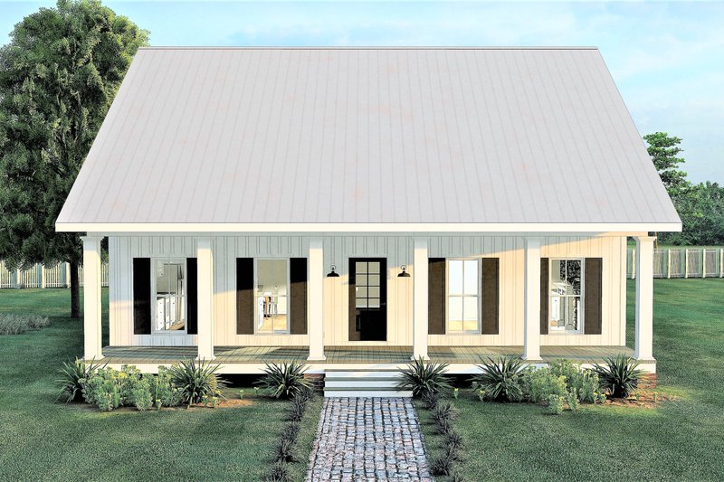 Home Plan - Farmhouse Exterior - Front Elevation Plan #44-233