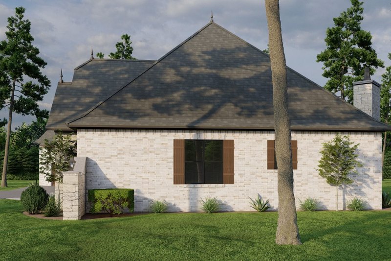 House Design - Exterior - Other Elevation for European House Plan #17-2523 - 4 bed, 2.5 bath