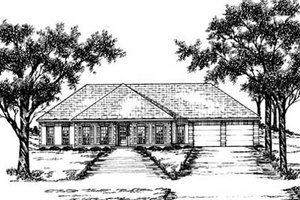 Traditional Exterior - Front Elevation Plan #36-183