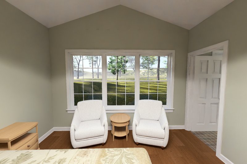 Architectural House Design - Interior - Master Bedroom 1 for Cottage House Plan #513-2459 - 3 bed, 2 bath