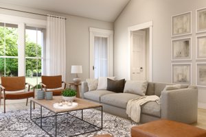 Interior - Family Room 1 for Farmhouse House Plan #430-282 - 2 bed, 2 bath