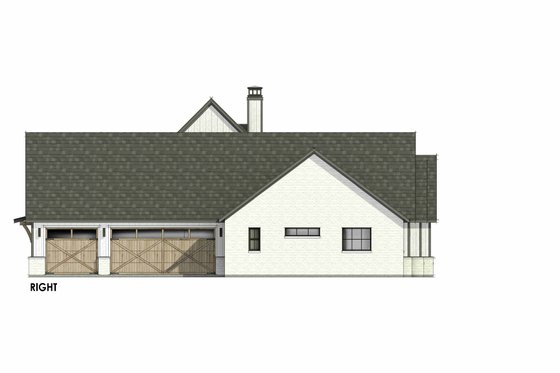 Exterior - Other Elevation 1 for Farmhouse House Plan #1096-49 - 4 bed, 4.5 bath