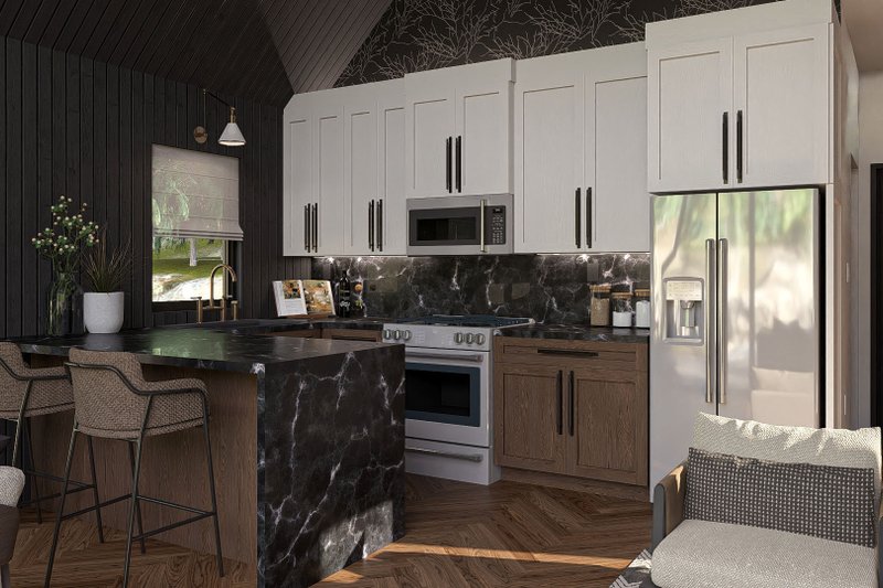 House Design - Interior - Kitchen for Modern House Plan #455-428 - 1 bed, 1 bath