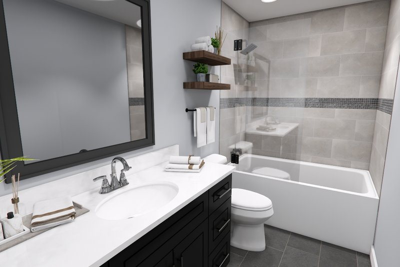 House Design - Interior - Bathroom for Farmhouse House Plan #51-1360 - 4 bed, 3.5 bath