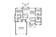 Craftsman Style House Plan - 4 Beds 2 Baths 1424 Sq/Ft Plan #112-246 