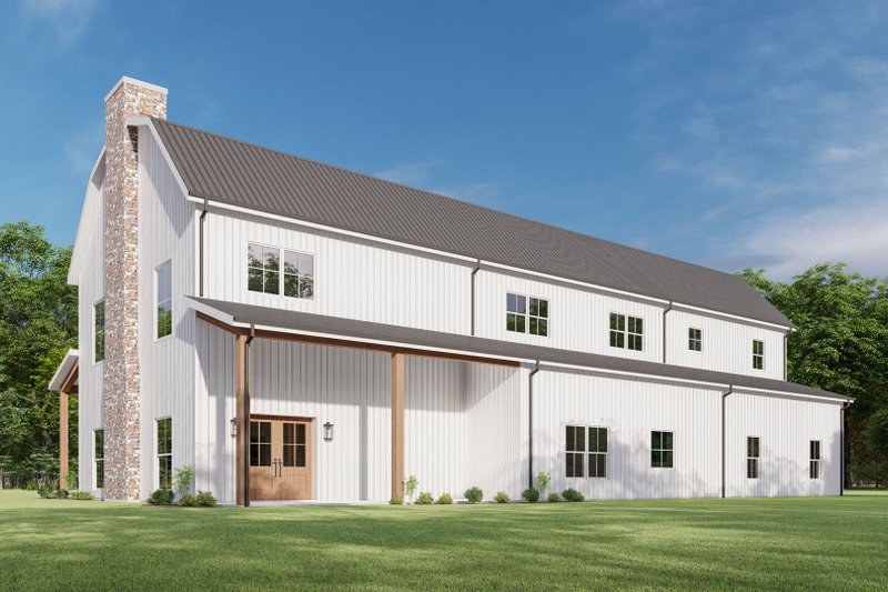 Dream House Plan - Exterior - Other Elevation 8 for Barndominium House Plan #1092-50 - 6 bed, 4 bath
