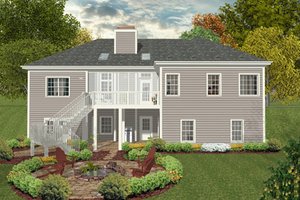 Craftsman, Rear Elevation