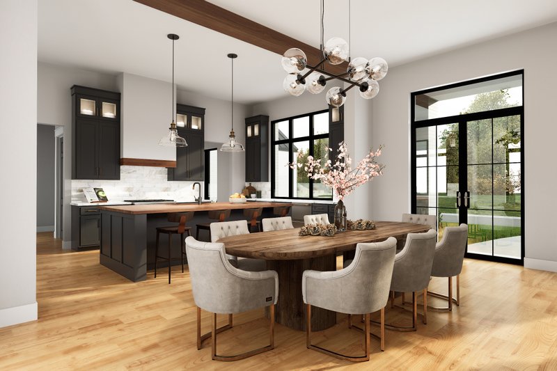 House Design - Interior - Dining Room for Farmhouse House Plan #430-352 - 3 bed, 3.5 bath