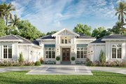 Contemporary Style House Plan - 4 Beds 4.5 Baths 4158 Sq/Ft Plan #1083-23 