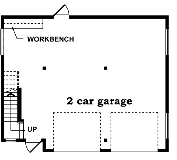 Craftsman Floor Plan - Main Floor Plan #47-518