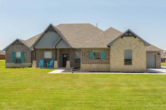 Exterior - Front Elevation for Craftsman House Plan #65-538 - 3 bed, 2.5 bath