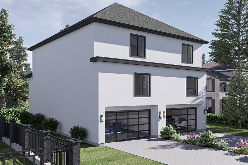 Dream House Plan - Exterior - Rear Elevation for Cottage House Plan #455-348 - 4 bed, 4.5 bath