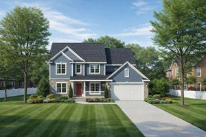 Traditional Exterior - Front Elevation Plan #20-2090