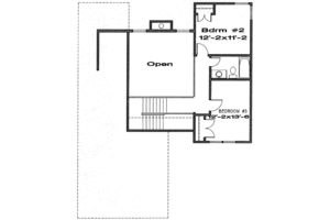 Floor Plan - Upper Floor for Traditional House Plan #6-185 - 3 bed, 3.5 bath