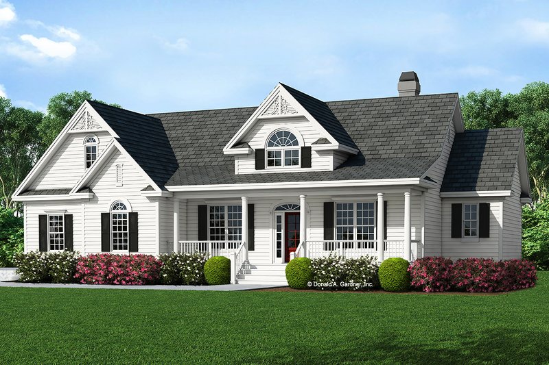 Architectural House Design - Country Exterior - Front Elevation Plan #929-528