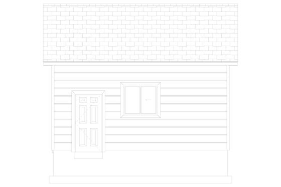 Exterior - Other Elevation 3 for Traditional House Plan #1060-125, 0 bath