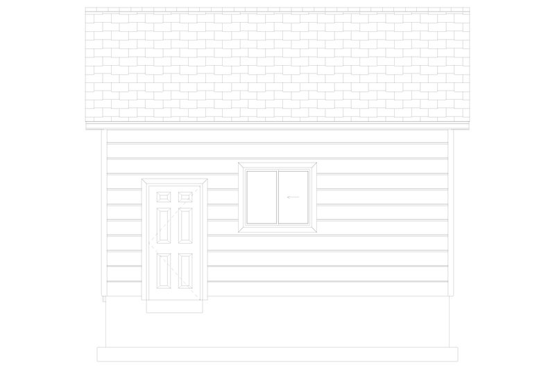 House Plan Design - Exterior - Other Elevation 3 for Traditional House Plan #1060-125, 0 bath