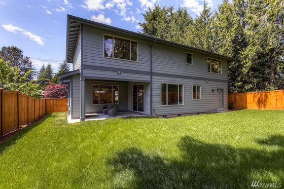 Exterior - Rear Elevation for Modern House Plan #1066-9 - 4 bed, 4 bath