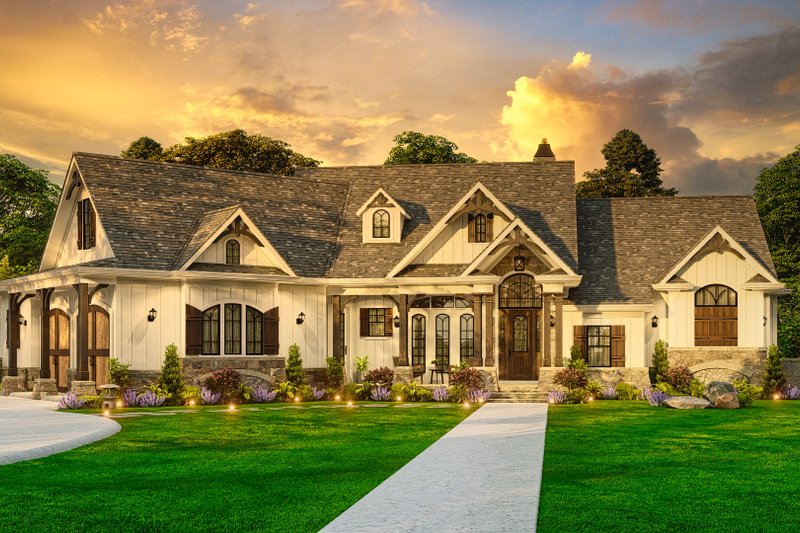 Home Plan - Exterior - Front Elevation 9 for Craftsman House Plan #54-722 - 3 bed, 2.5 bath