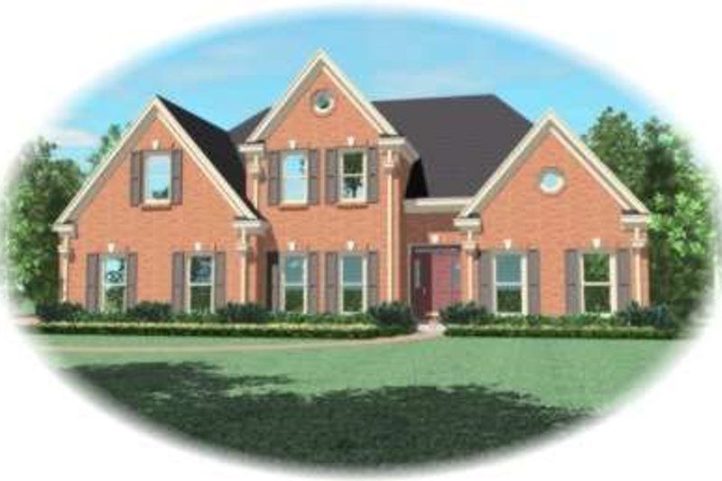Traditional Style House Plan - 4 Beds 3 Baths 2962 Sq/Ft Plan #81-1209