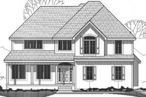 Traditional Exterior - Front Elevation Plan #67-785