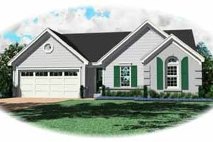 Traditional Exterior - Front Elevation Plan #81-142