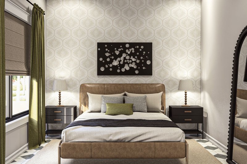 Dream House Plan - Interior - Bedroom for Adobe / Southwestern House Plan #455-438 - 1 bed, 1 bath