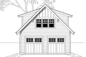 Craftsman Exterior - Front Elevation Plan #423-20