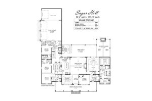 Farmhouse Floor Plan - Main Floor Plan #1074-107