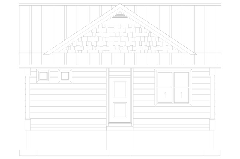 Dream House Plan - Exterior - Front Elevation 5 for Farmhouse House Plan #1060-304 - 1 bed, 1 bath