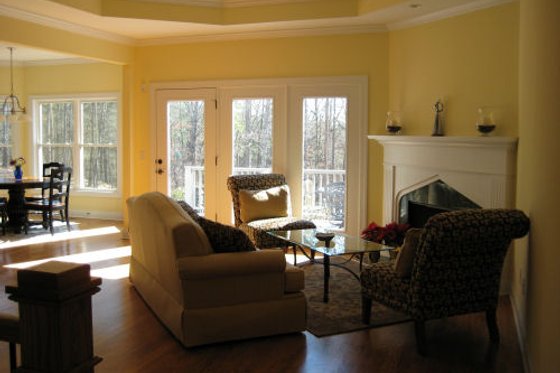 Interior - Family Room for Country House Plan #437-40 - 4 bed, 3.5 bath