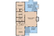 Cabin Style House Plan - 3 Beds 2 Baths 1425 Sq/Ft Plan #923-389 