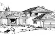 European Style House Plan - 3 Beds 3 Baths 2056 Sq/Ft Plan #18-9002 