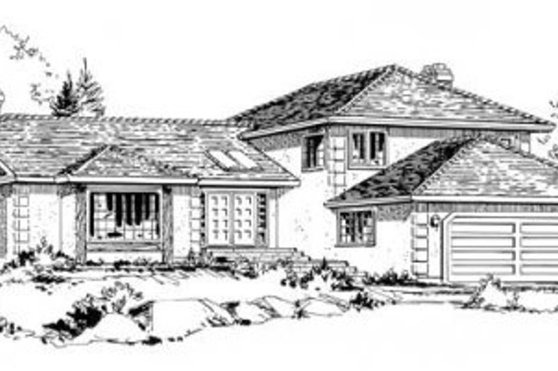 House Plan Design - European Exterior - Front Elevation Plan #18-9002