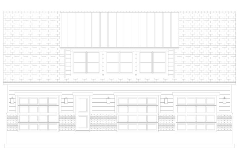 House Design - Exterior - Front Elevation 5 for Farmhouse House Plan #1060-307 - 2 bed, 1 bath