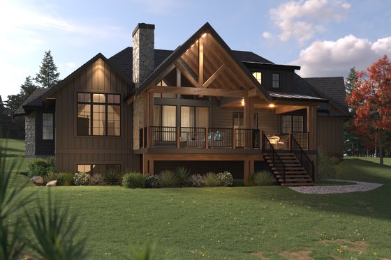 Exterior - Outdoor Living 1 for Craftsman House Plan #1086-5 - 4 bed, 3.5 bath