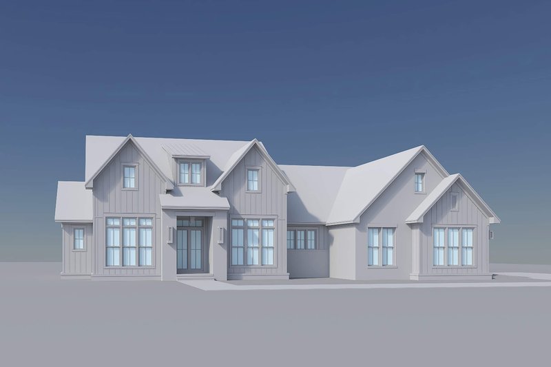 Dream House Plan - Exterior - Front Elevation 6 for Southern House Plan #430-430 - 3 bed, 3.5 bath