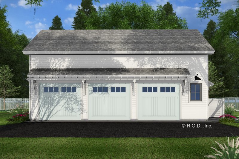 Dream House Plan - Exterior - Front Elevation 4 for Farmhouse House Plan #51-1582 - 1 bed, 1 bath