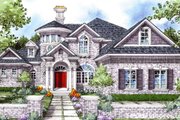 Mediterranean Style House Plan - 4 Beds 4.5 Baths 4646 Sq/Ft Plan #930-275 