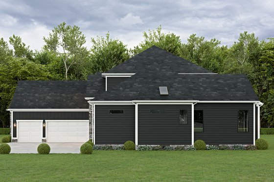 Exterior - Other Elevation 1 for Colonial House Plan #1089-36 - 4 bed, 3.5 bath