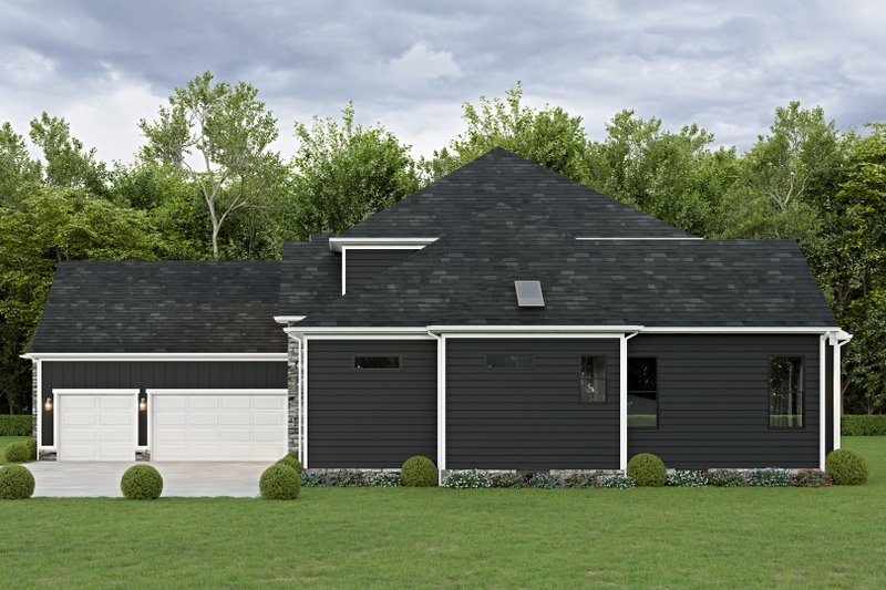 House Blueprint - Exterior - Other Elevation 1 for Colonial House Plan #1089-36 - 4 bed, 3.5 bath