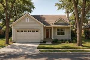 Home Plan - Exterior - Front Elevation for Traditional House Plan #20-2223 - 3 bed, 2 bath