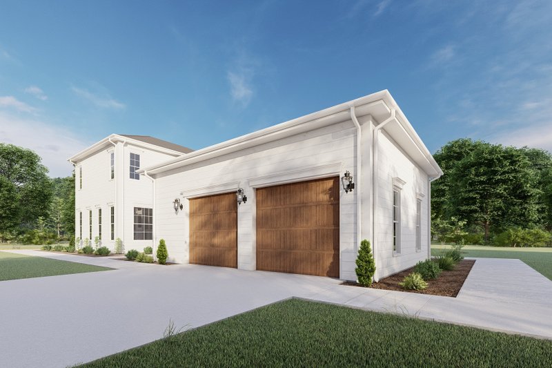 House Design - Exterior - Other Elevation 4 for Southern House Plan #1092-58 - 5 bed, 3.5 bath