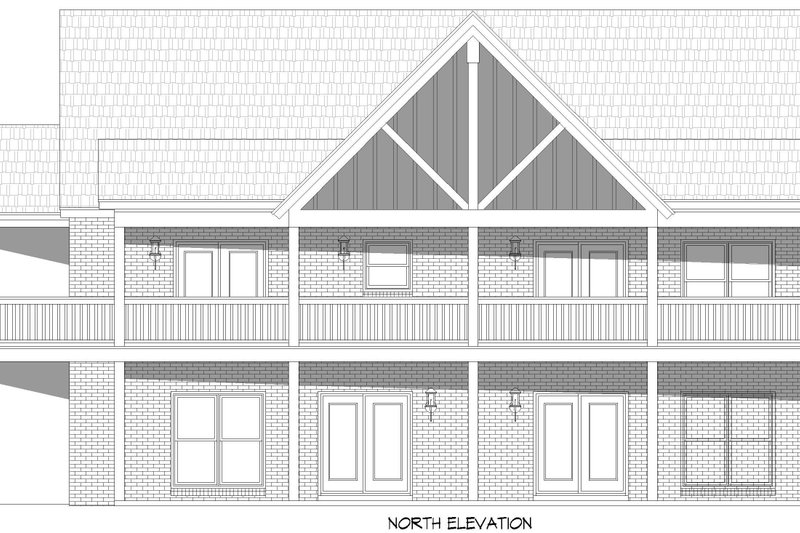 Dream House Plan - Exterior - Front Elevation 3 for Country House Plan #932-971 - 4 bed, 3.5 bath